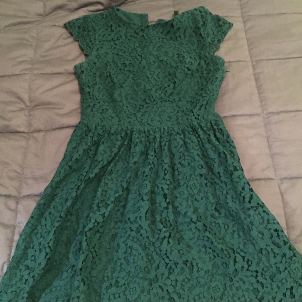 Emerald Lace dress
